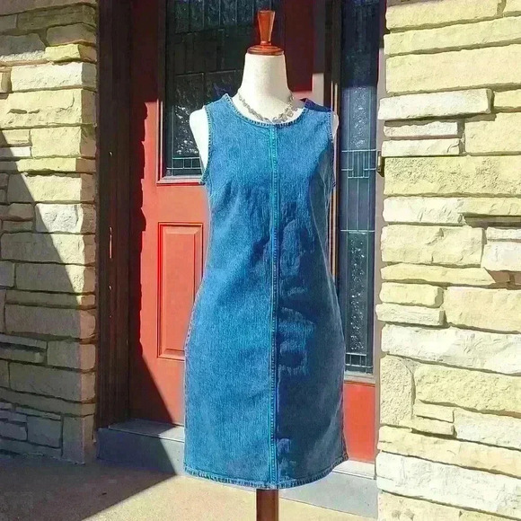 Jcrew denim dress with pockets size 00 - Picture 6 of 17